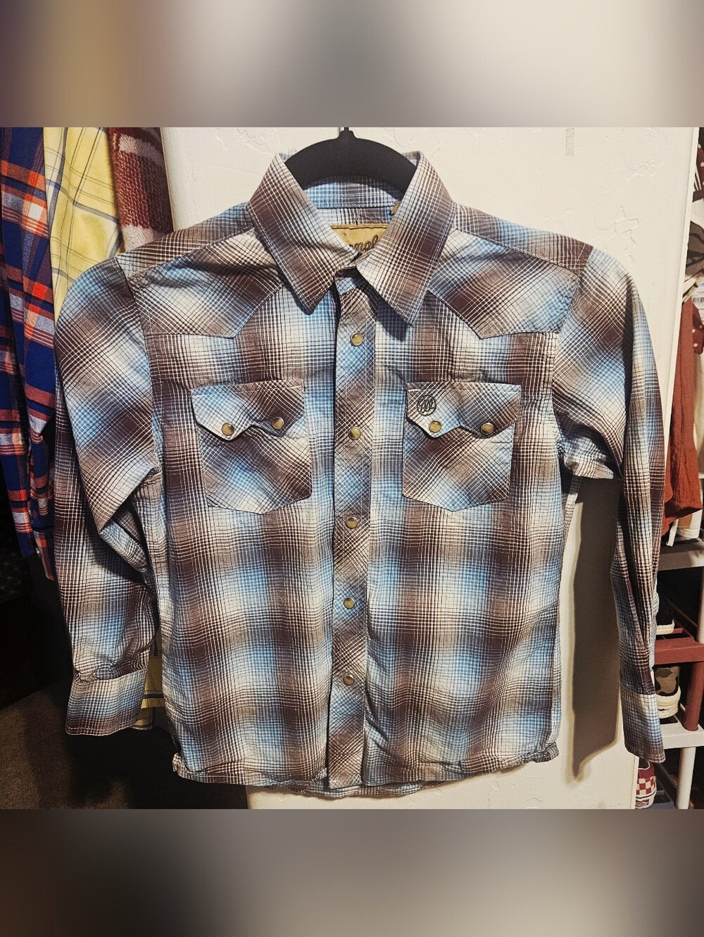 Boys Wrangler Retro Button Down Shirt